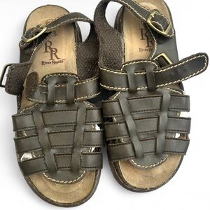 Women's Dark Brown Fisherman’s Sandals